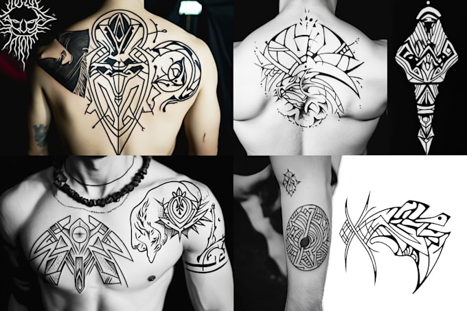 Gig Preview - Draw tribal or linework tattoo for you