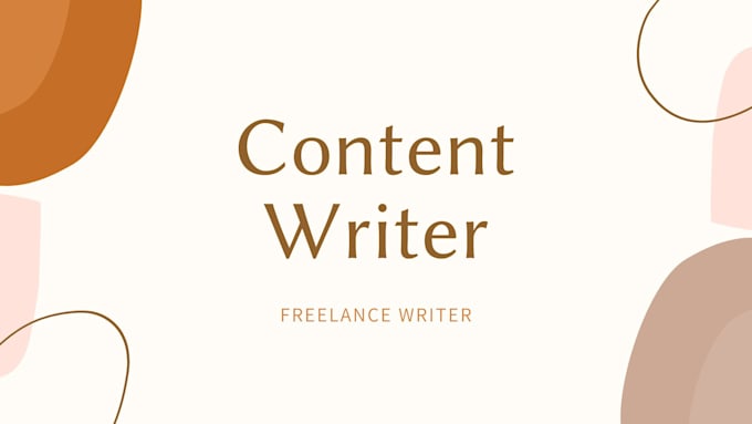 Gig Preview - Do professional content writer for blog posts, SEO copywriting