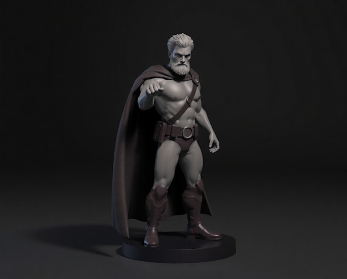 Gig Preview - Do 3d toy, action figure, funko pop model, character modeling, 3d sculpting, stl