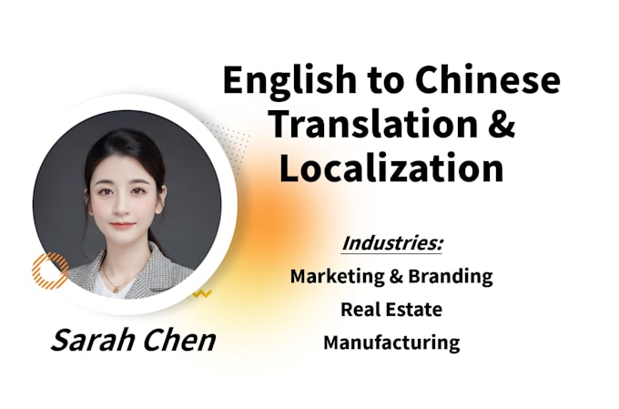 Bestseller - translate and localize english to chinese