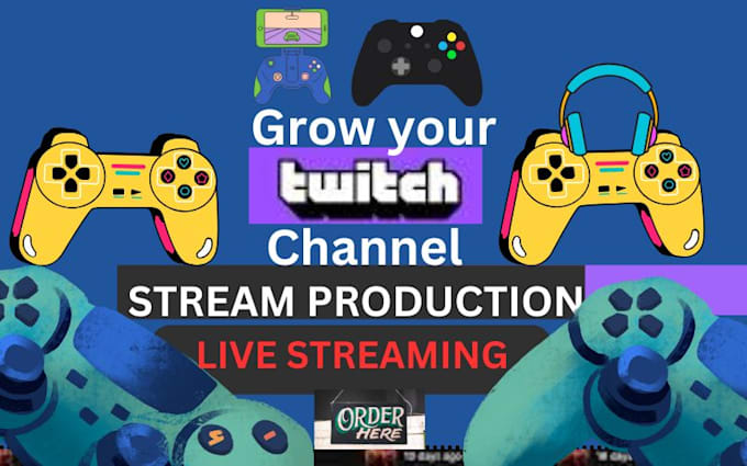 Gig Preview - Organically promote and bring the live viewers to your twitch channel