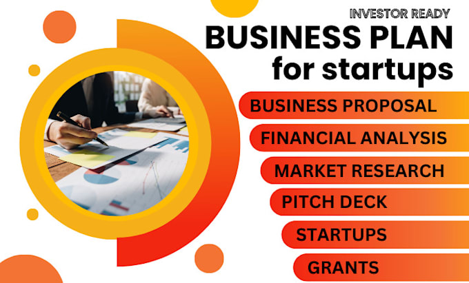 Bestseller - write comprehensive business plan for startups proposal investor pitch deck