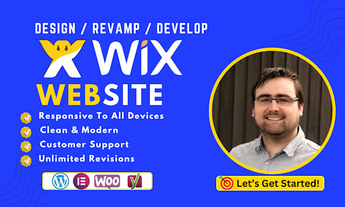 Gig Preview - Build wix website design or redesign, wix development or wix ecommerce website