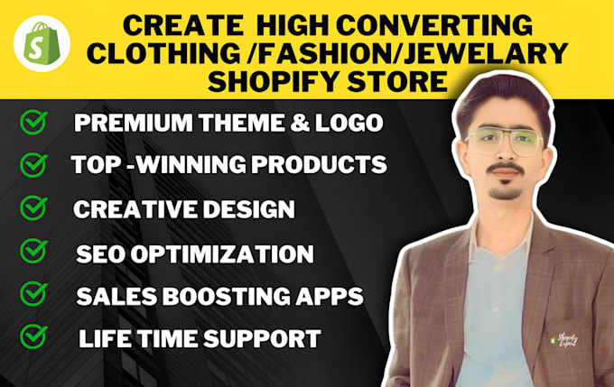 Gig Preview - Build 7 figure shopify dropshipping store, automated shopify dropshipping store