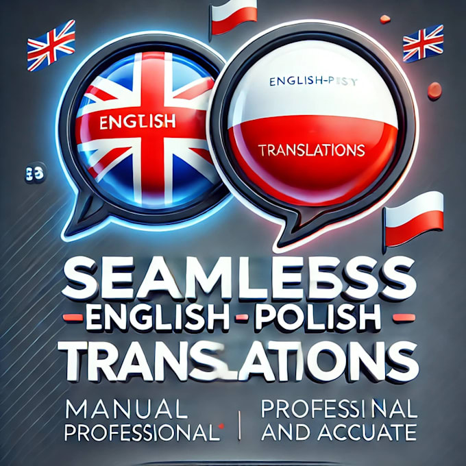 Gig Preview - Translate anything english  polish