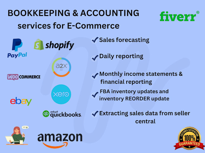 Bestseller - serve as your ecommerce assistant, amazon bookkeeper, and accountant