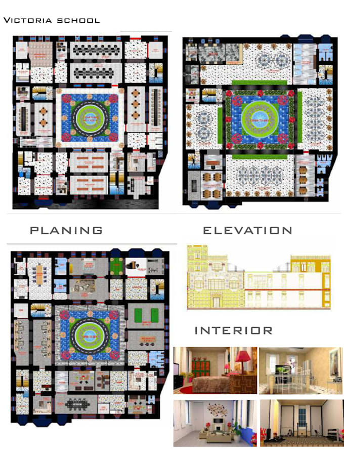 Gig Preview - Draw 2d floor plans,house plans,elevation and exterior design in autocad