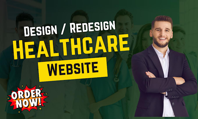 Gig Preview - Design healthcare, homecare, medical, dental, clinical, therapy website