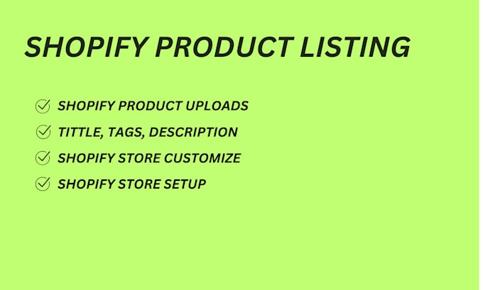 Gig Preview - Be your ultimate professional for shopify product listings that sell