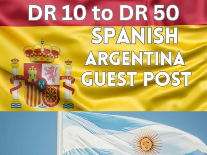 Gig Preview - Spanish  guest posts on mexico, spain, argentin premium guest posts sites