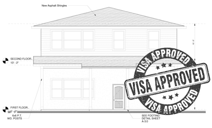 Gig Preview - Made building permit drawings and stamp for USA, UK, canada, australia, mexico