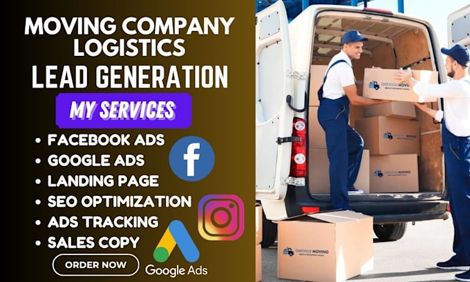 Gig Preview - Generate exclusive moving company leads moving leads logistics leads generation