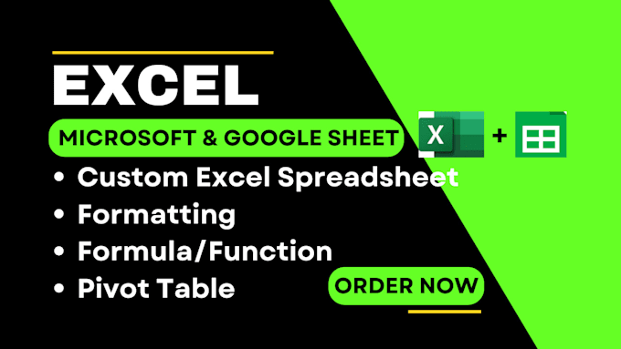 Bestseller - do custom excel spreadsheet with vba, pivot table, dashboard