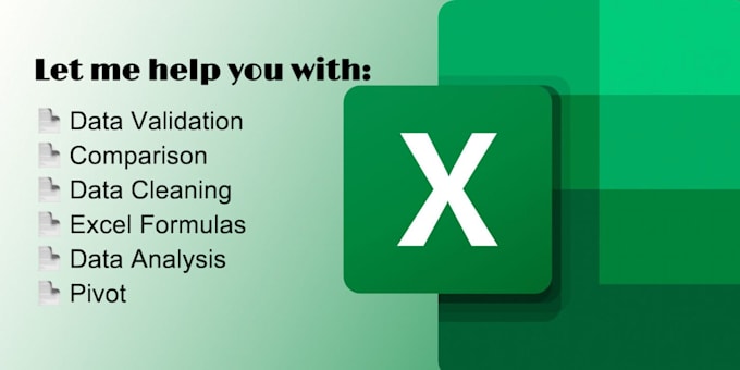 Bestseller - do data analysis, validation, vlookup, xlookup, sumif, pivot, formatting