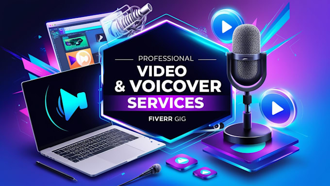 Gig Preview - Create stunning videos with professional voiceovers for your content