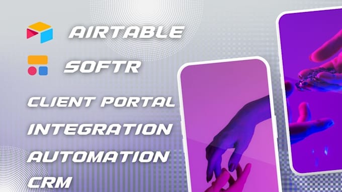 Gig Preview - Setup airtable softr client portal airtable database design