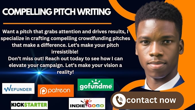 Bestseller - document your crowdfunding campaign pitch for kickstarter and gofundme