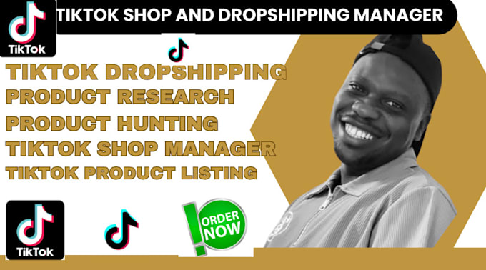 Gig Preview - Setup tiktok shop manager or tiktok shop dropshipping