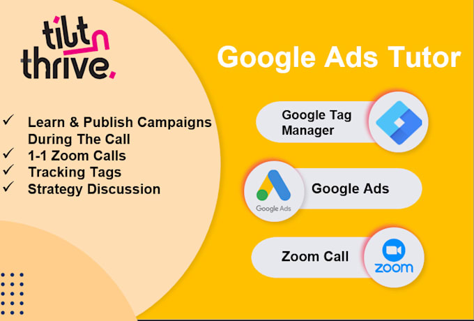 Gig Preview - Be your google ads PPC adwords campaign manager and teach you