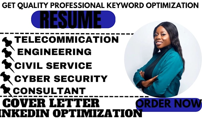 Gig Preview - Telecommunication, consultant, civil service, data analyst, engineering resume