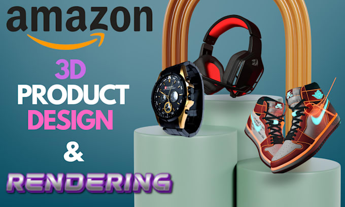 Gig Preview - Do photorealistic 3d amazon product rendering and product modeling mockup design