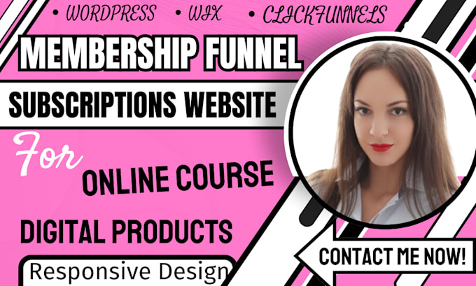 Bestseller - create membership funnel to sell courses digital product and subscriptions