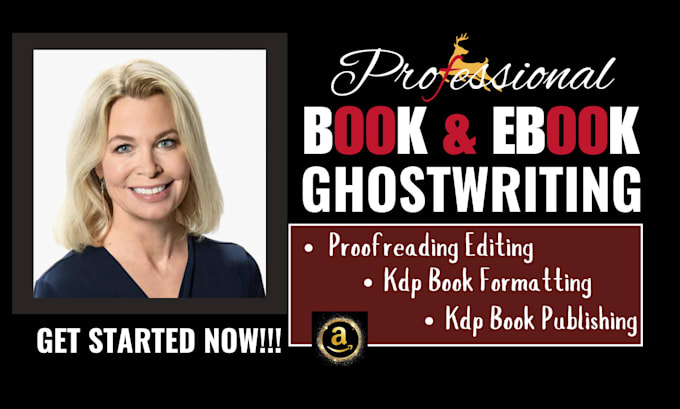 Gig Preview - Do ebook ghostwriter,amazon kindle book writer,ebook writer,ebook ghostwriting