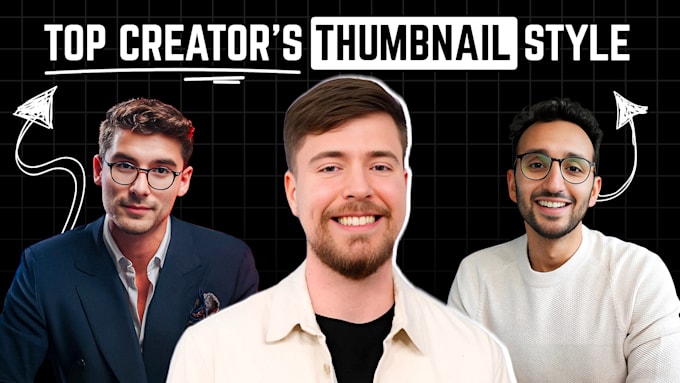 Gig Preview - Create clickbait thumbnails like mrbeast, iman gadzhi