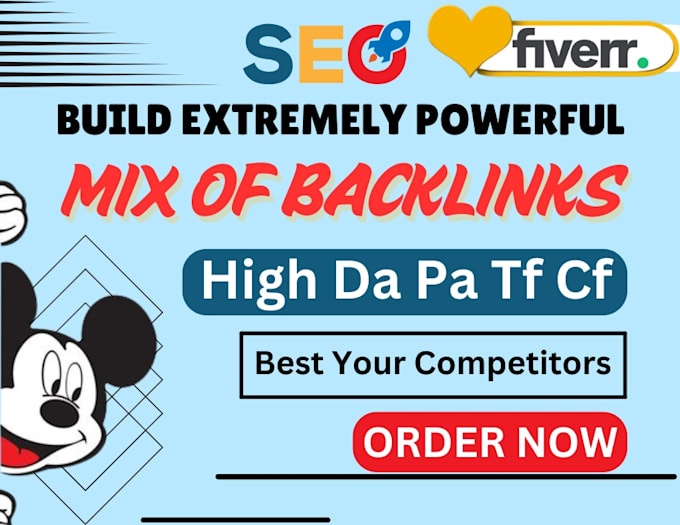 Gig Preview - Mix foundation SEO links with 6 types, web2 0,social bookmark, profile backlinks