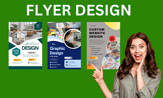 Bestseller - design professional flyer unique and eye catching