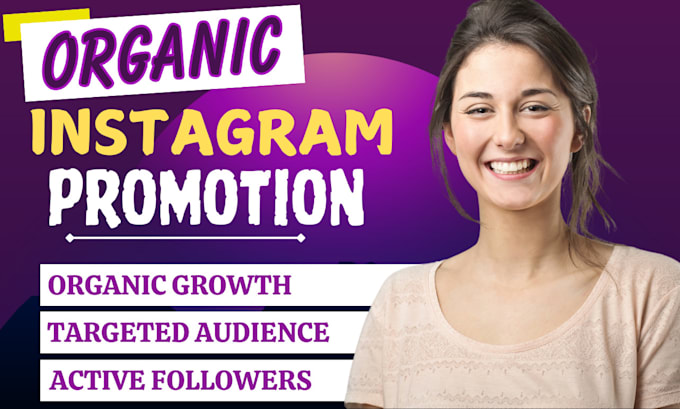 Gig Preview - Organic instagram promotion for channel growth