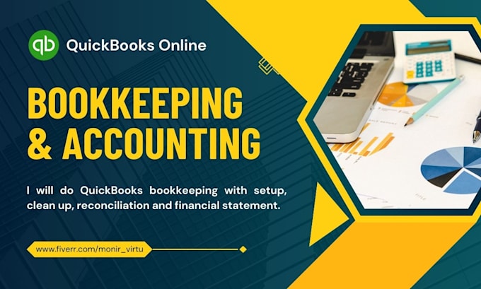 Bestseller - do quickbooks bookkeeping with bank reconciliation and financial statement