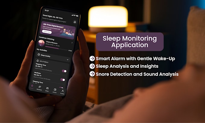 Gig Preview - Develop a sleep tracking and wellness app for better sleep and health