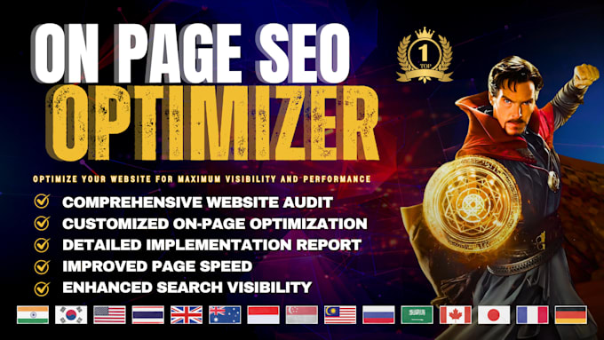 Gig Preview - Do complete on page SEO optimization for improved rankings