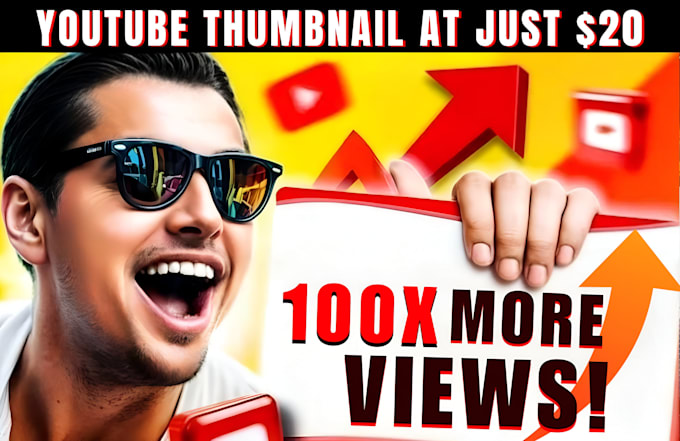 Gig Preview - Design stunning youtube thumbnails that attract viewers