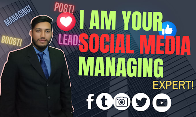 Gig Preview - Be your monthly social media marketing manager and content creator