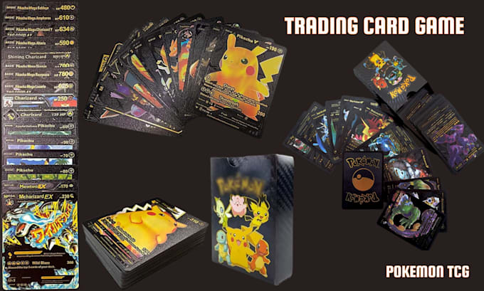 Gig Preview - Create stunning tcg card sport tcg pokemon tcg ccg card came