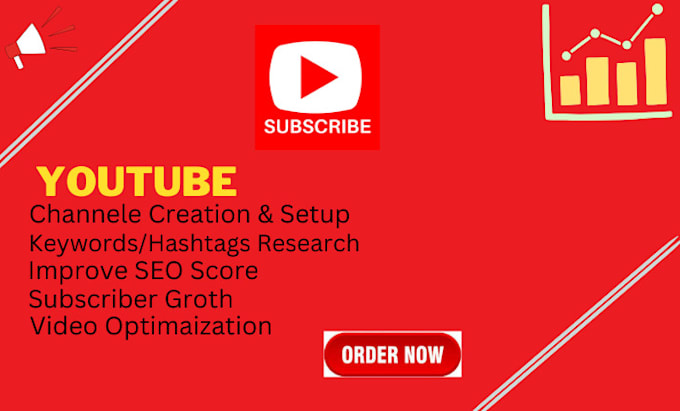 Gig Preview - Do best youtube channel SEO for improving video rank