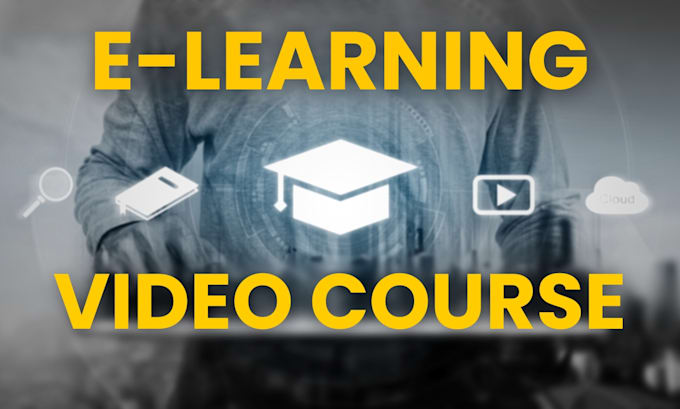 Gig Preview - Create online course, educational elearning videos, powerpoint tutorials