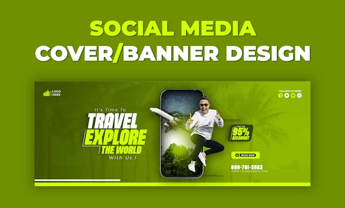 Gig Preview - Do professional social media banner design for facebook, instagram, and more