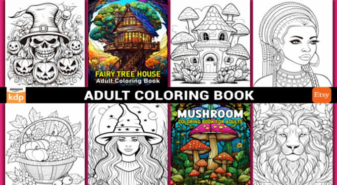 Bestseller - design adult coloring book adult coloring pages for KDP