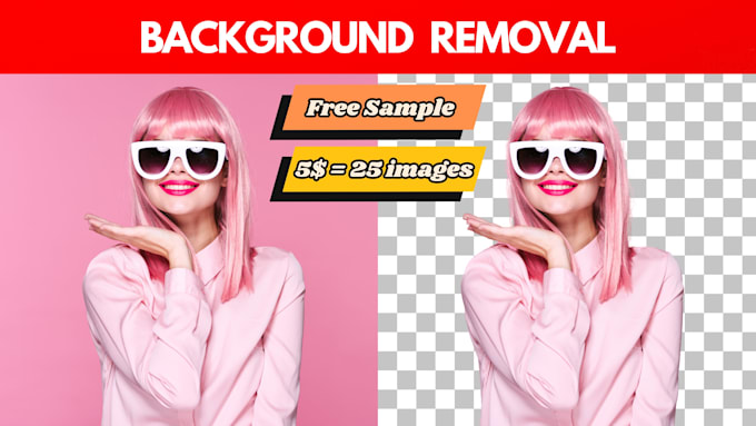 Gig Preview - Professionally remove complex background