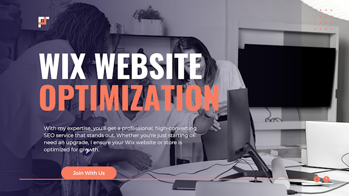 Gig Preview - Optimize wix website, on page technical seo, redesign wix website, wix ranking