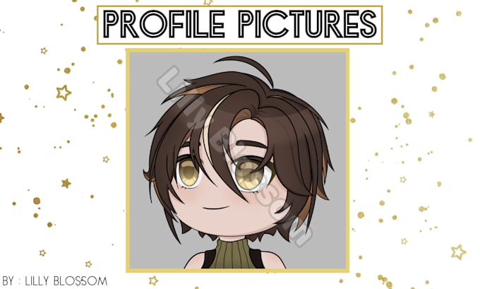 Gig Preview - Create a custom chibi profile picture for you