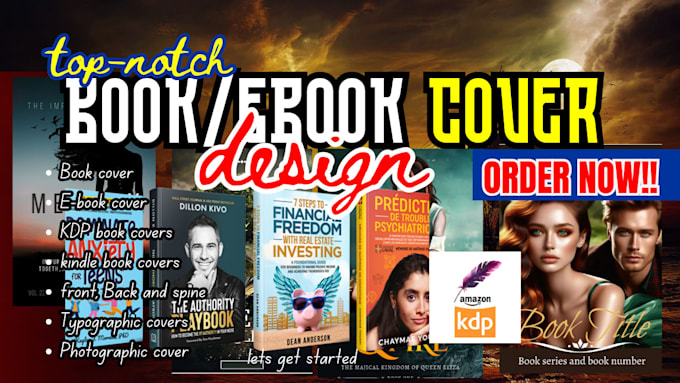 Gig Preview - Design top notch book and ebook covers with quick delivery