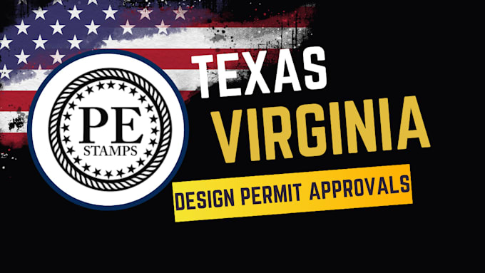 Gig Preview - Review stamp as licensed civil and structural engineer in texas and virginia