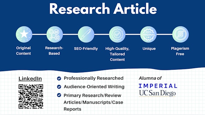 Bestseller - write an expert level medical research article as a doctor