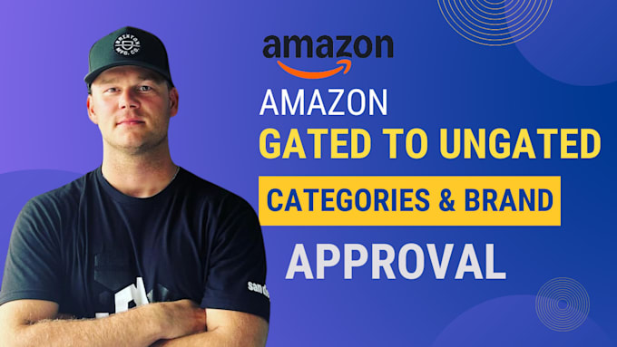 Gig Preview - Gated to ungated categories on amazon and brand approval