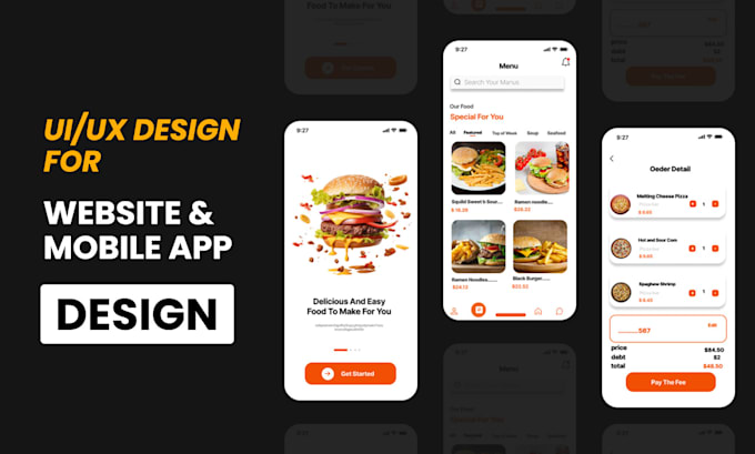 Gig Preview - Create responsive website and mobile application UI UX design