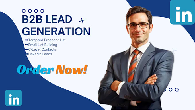 Gig Preview - Do b2b lead generation for your business